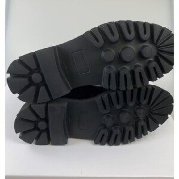 NIB Authentic Moschino PVC Logo Boots - Picture 9 of 13